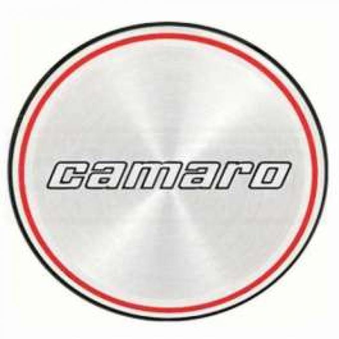 Camaro Hub Cap Insert, Base Model, Black And Red Rings, 1980