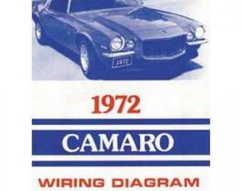 Camaro Wiring Diagram Manual, 1972