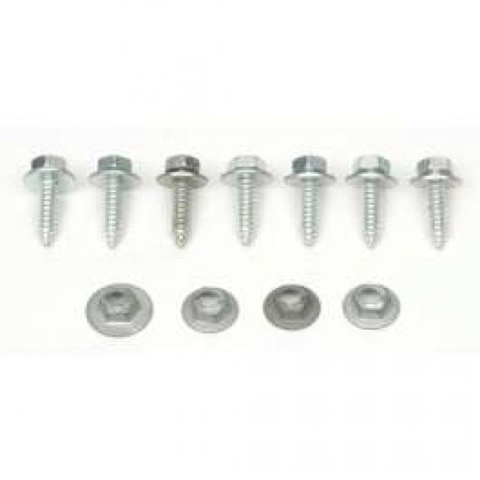 Camaro Air Conditioning Evaporator Case Mounting Hardware, 1967-1969