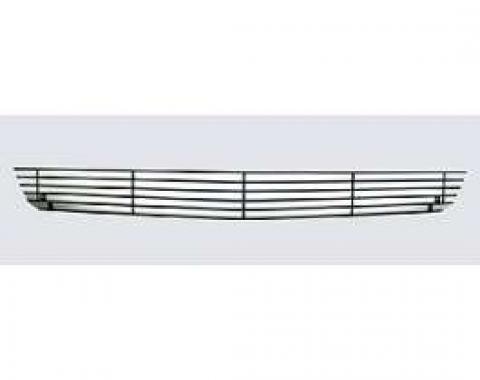 Camaro Billet Grille Overlay, Black Powder Coated Aluminum,V6, Lower Valance, 2010-2011