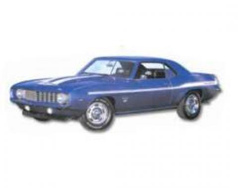 Camaro Yenko Vinyl Stripe Kit, 2 Mil Thick, White, 1969