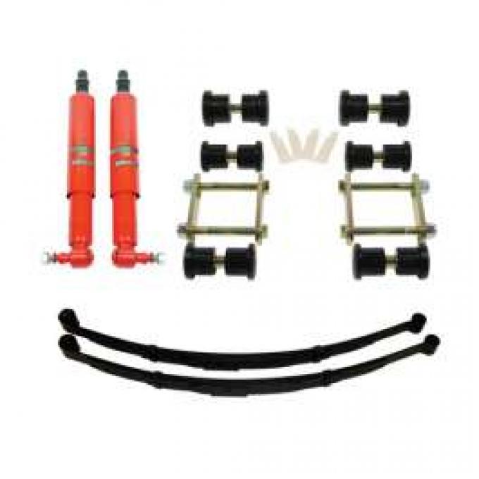 Camaro 2 Drop Leaf Spring Kit, Detroit Speed, for Mono Leaf Shock