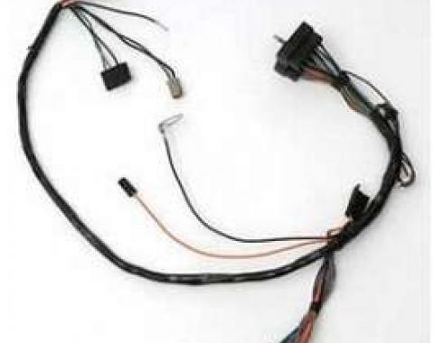 Camaro Dash Instrument Cluster Wiring Harness, With Factory Gauges & Seat Belt Warning, 1972