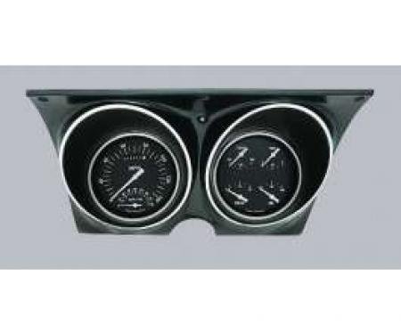 Camaro Updated Gauge Kit, With Black Dials & White Numbers/Needles, Classic Instruments, 1967-1968