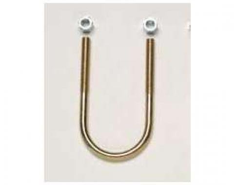 Camaro Leaf Spring U-Bolts, 3-1/2" Diameter, 6-1/2" Long, Rear, 1970-1981