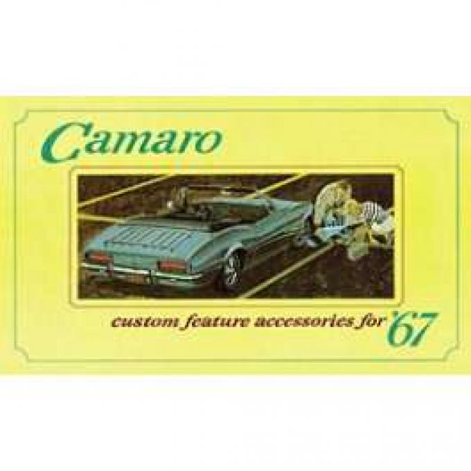 Camaro Custom Feature Accessories Booklet, 1967