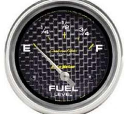 Camaro Fuel Lever Gauge, Carbon Fiber, AutoMeter