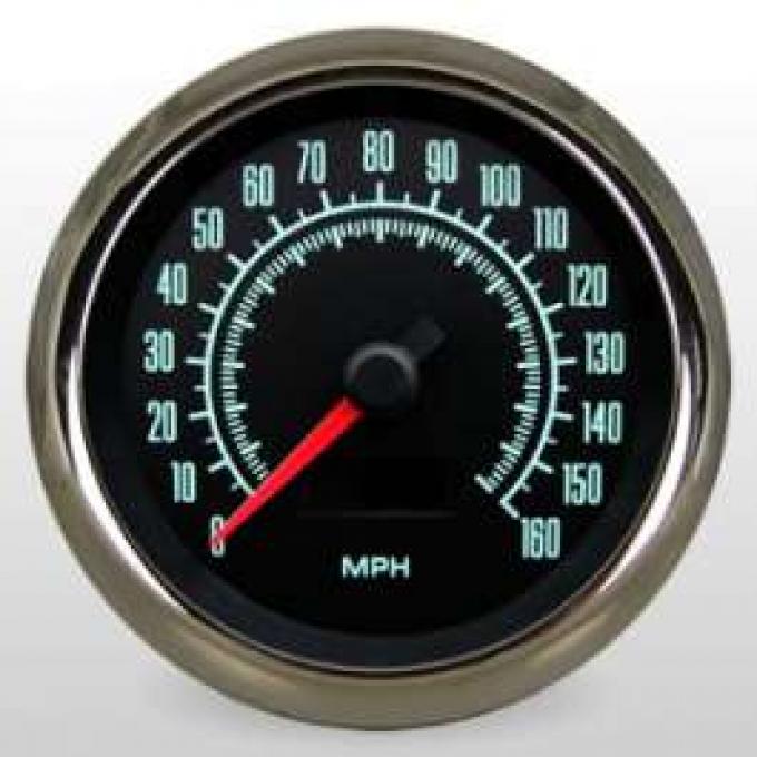 Camaro Speedometer, 3-3/8, Marshall Instruments, Muscle Series