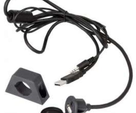 USB/Aux Extension Cable With Integrated Cover