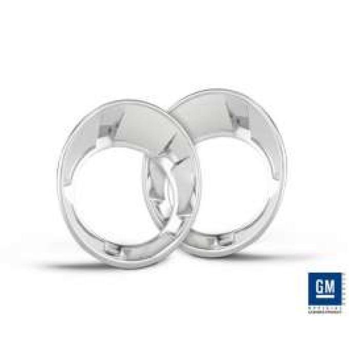 Camaro Running Light Bezels, Chrome, 2010-2013
