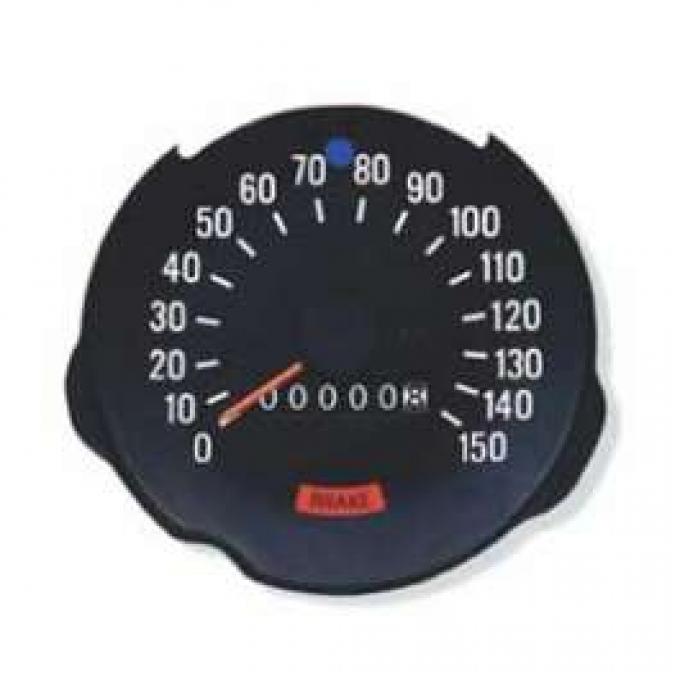 Camaro 150 MPH Speedometer, Without Speed Warning, 1970-1974