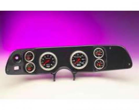 Camaro Dash Panel, With 6 AutoMeter Sport Comp II Gauges, Carbon Fiber, 1970-1978