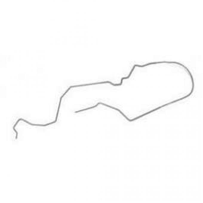 Camaro Gas Tank To Fuel Pump Vent/Vapor Return Line, Zinc Plated Steel, 1974