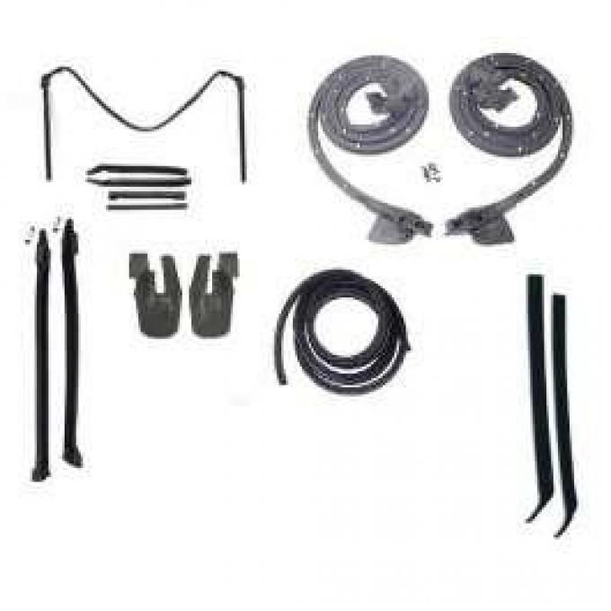 Camaro Convertible Top & Body Weatherstrip Kit, 1968-1969