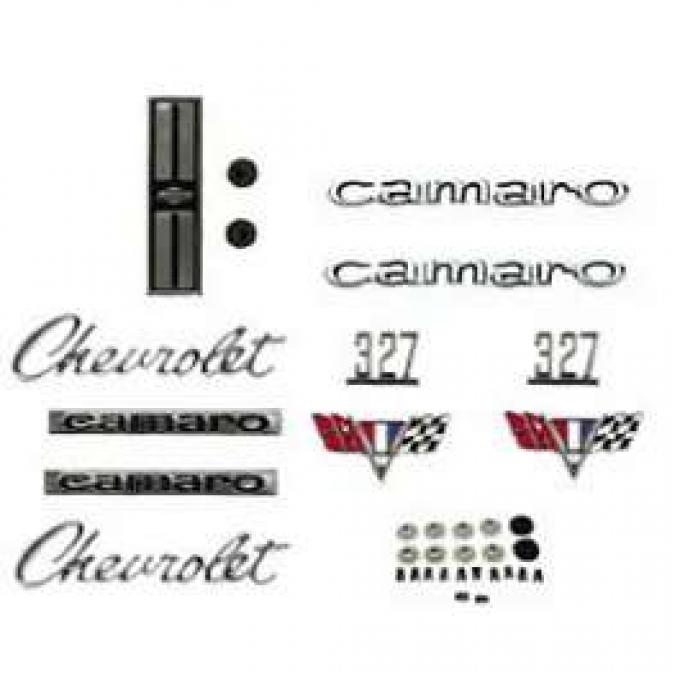 Camaro Emblem Kit, For Cars With Standard Trim (Non-Rally Sport) & 327ci, 1967