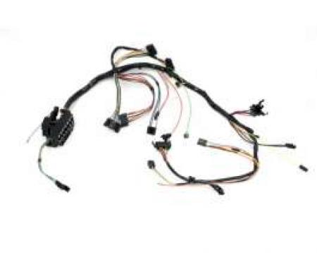 Camaro Underdash Wiring Harness, For Cars With Air Conditioning, Manual Transmission & Without Console, 1970