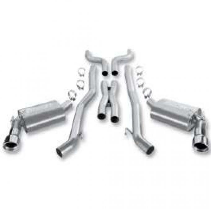 Camaro Exhaust System, Borla Cat-Back, Three Inch, With X Pipe 6.2L, 2010-2011