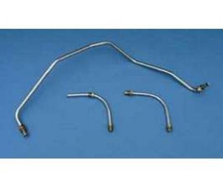 Camaro Carburetor Fuel Line Set, Holley 4-Barrel Carburetor, Z28, 1970-1972