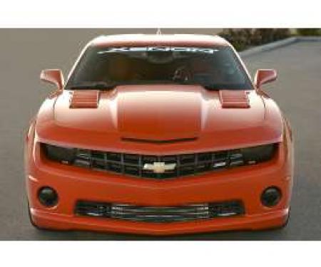 Camaro Hood Scoops, Louvered, 2010-2014