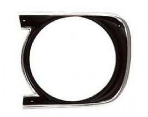 Camaro Headlight Bezel, For Cars With Standard Trim (Non-Rally Sport), Left, 1968