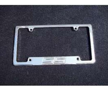 Camaro Polished Billet Camaro SS Logo License Plate Frame 2010-2013