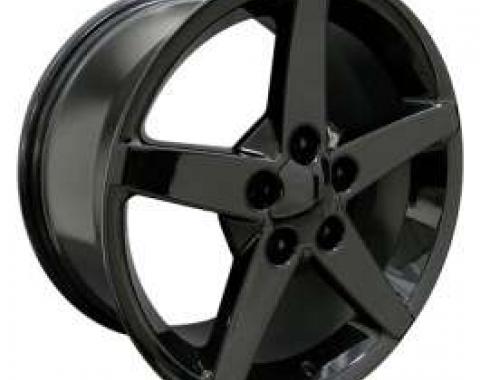 Camaro 17 X 9.5 C6 Style Reproduction Wheel, Black, 1993-2002