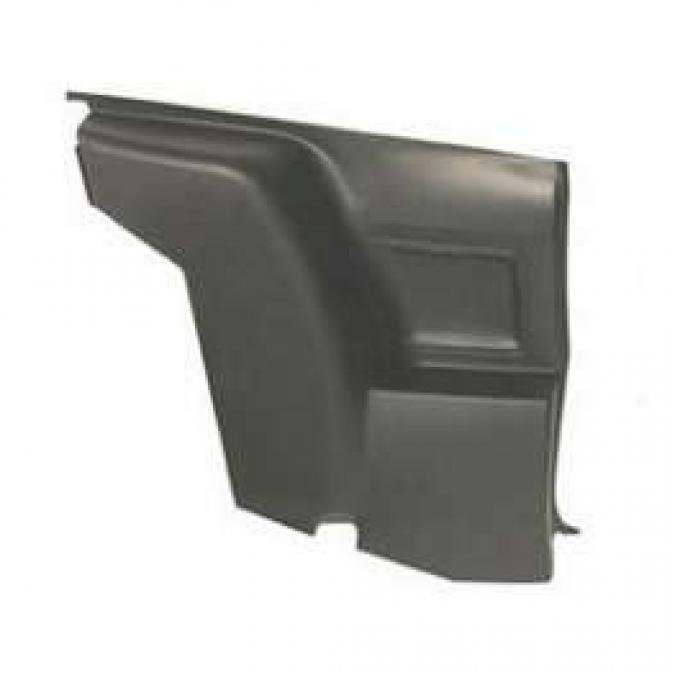 Camaro Rear Side Panel, For Standard Interior, Left, Black, 1970-1971