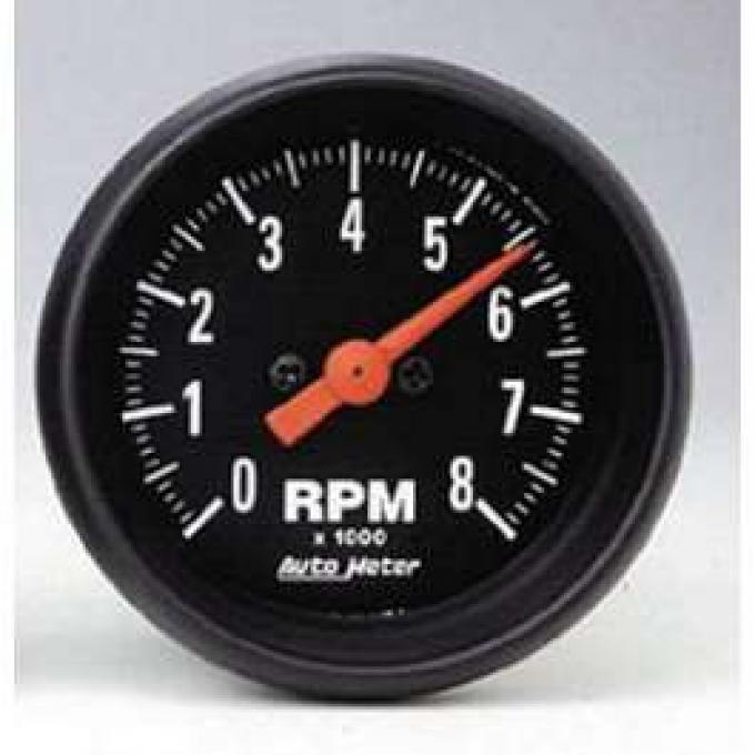 Camaro Tachometer, Black Face, AutoMeter