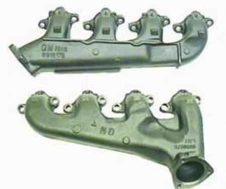 Camaro Exhaust Manifolds, Big Block, With Smog Fittings, 1967-1969