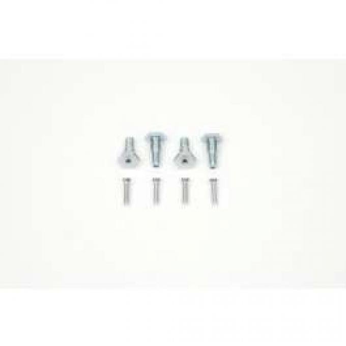 Camaro Radio Speaker Housing Screw Set, Rear, Convertible, 1967-1969