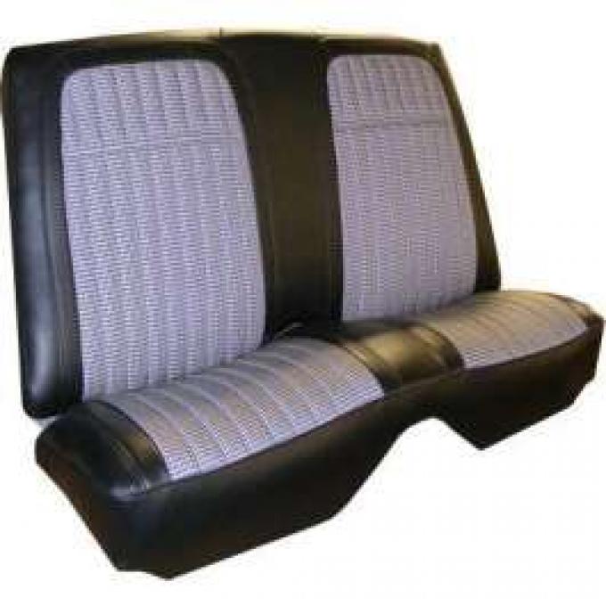 Distinctive Industries 1969 Camaro Deluxe Houndstooth Coupe Rear Seat Upholstery 072716