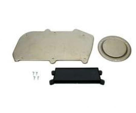 Camaro Firewall, Blower Motor & Heater Control Panel Cover Plate Set, Heater Delete, 1967-1968