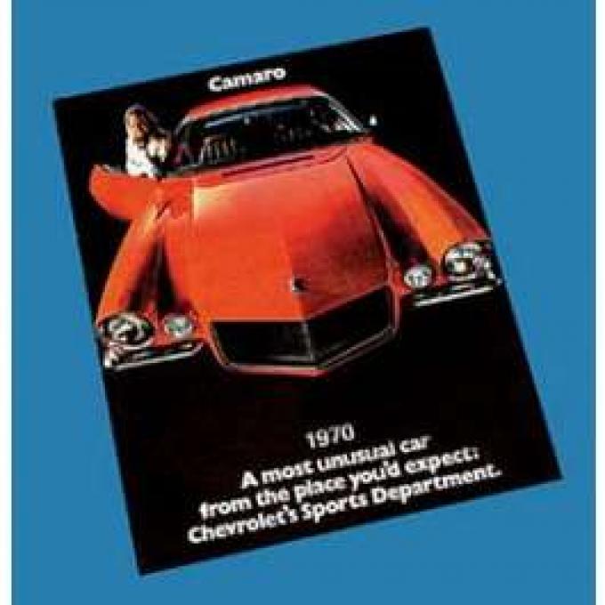 Camaro Color Sales Brochure, 1970