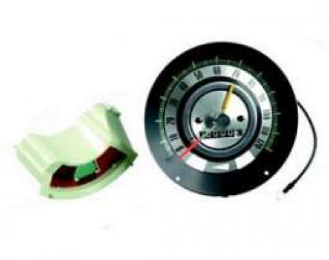 Camaro Speedometer, 120 MPH, With Speed Warning Indicator, 1968