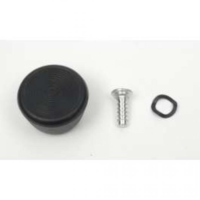 Camaro Window Crank Handle Knob, Black, Door Or Quarter, For Original GM Handles, 1967-1969