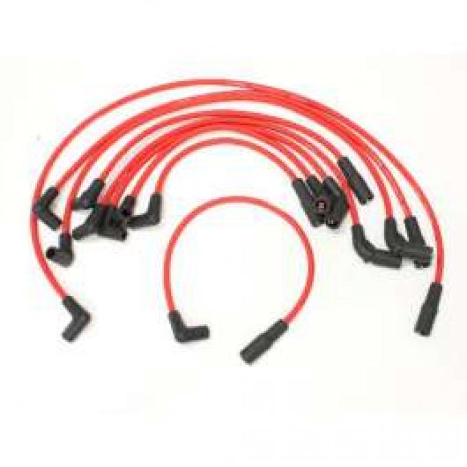 Camaro High Performance Flame Thrower Spark Plug Wires, Red, 1993-1997