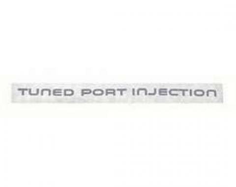 Camaro Rocker Panel Decal, Tuned Port Injection, Silver, 1985-1990