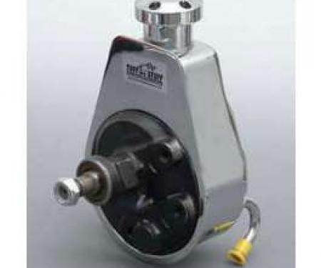 Camaro Power Steering Pump, Chrome, 1967-1974