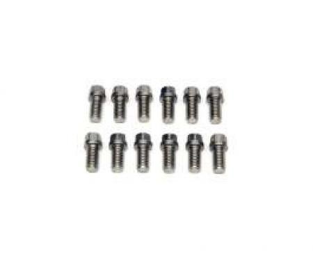 Camaro Exhaust Header Mounting Bolt Set, Small Block, Stainless Steel, 1967-1969