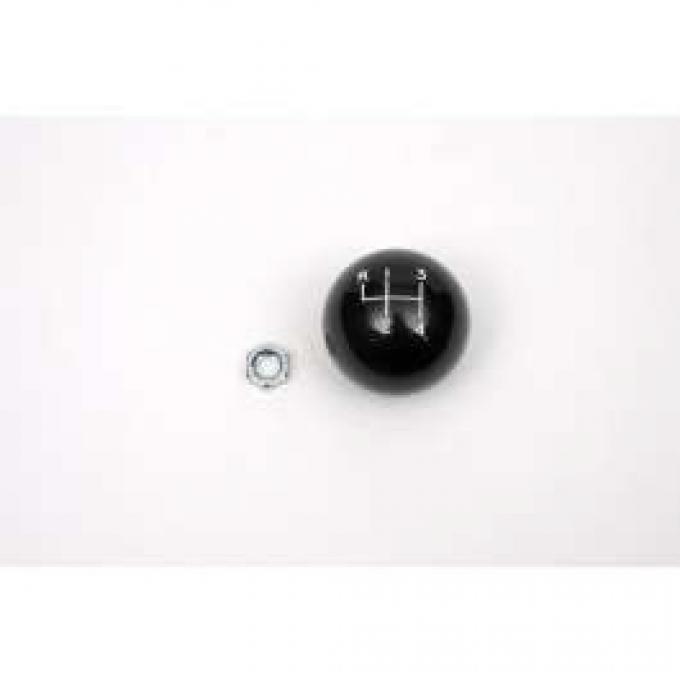 Camaro Shifter Knob, 4-Speed Transmission, Black, For Cars With Hurst Shifters, 1967-1981