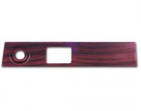 Camaro Windshield Wiper & Headlight Trim Plate, Dash, Rosewood, 1969