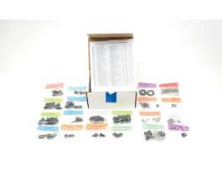 Camaro Master Chassis Assembly Hardware Kit, For Cars With Small Block, Drum Brakes & Multi-Leaf Springs, 1969
