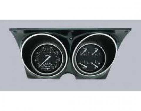 Camaro Updated Gauge Kit, With Black Dials & White Numbers/Needles, Classic Instruments, 1967-1968