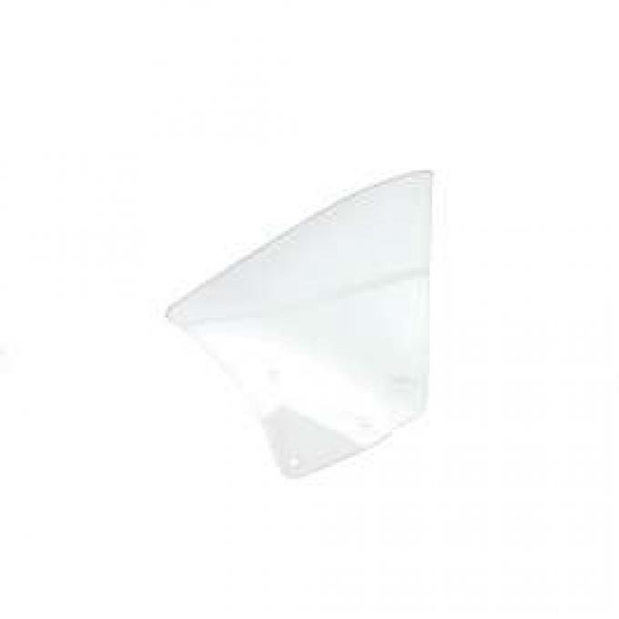 Camaro Quarter Window Glass, Clear, Coupe, Right, 1967-1969