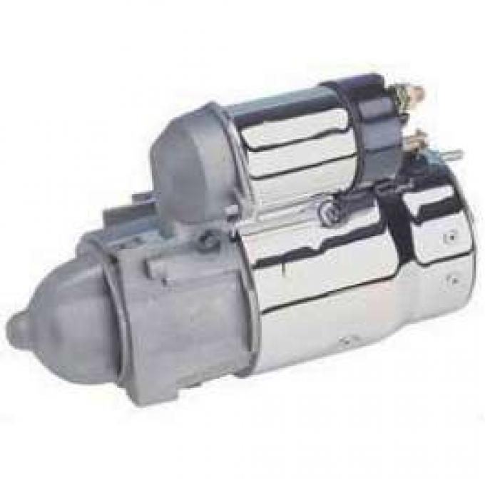 Camaro Engine Starter, For Cars With Manual Transmission, Chrome, 1967-1969