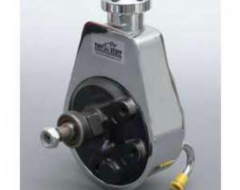 Camaro Power Steering Pump, Chrome, 1967-1974