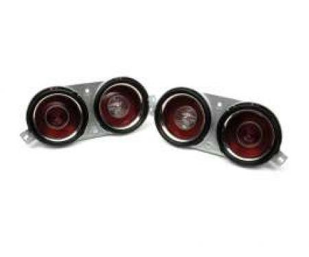 Camaro Taillight Housings & Lenses, For Rally Sport (RS) Cars, 1970-1973