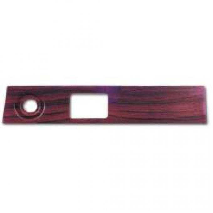 Camaro Windshield Wiper & Headlight Trim Plate, Dash, Rosewood, 1969