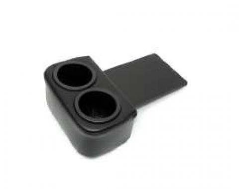 Camaro Drink Holder, Vinyl Covered, Black, Plug & Chug, 1967-1968