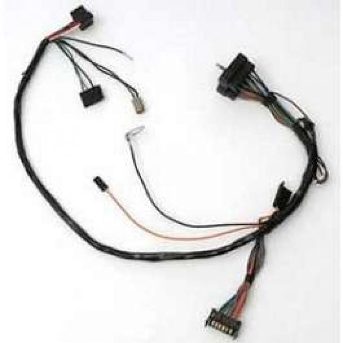 Camaro Dash Instrument Cluster Wiring Harness, V8, With Gauges, 1970